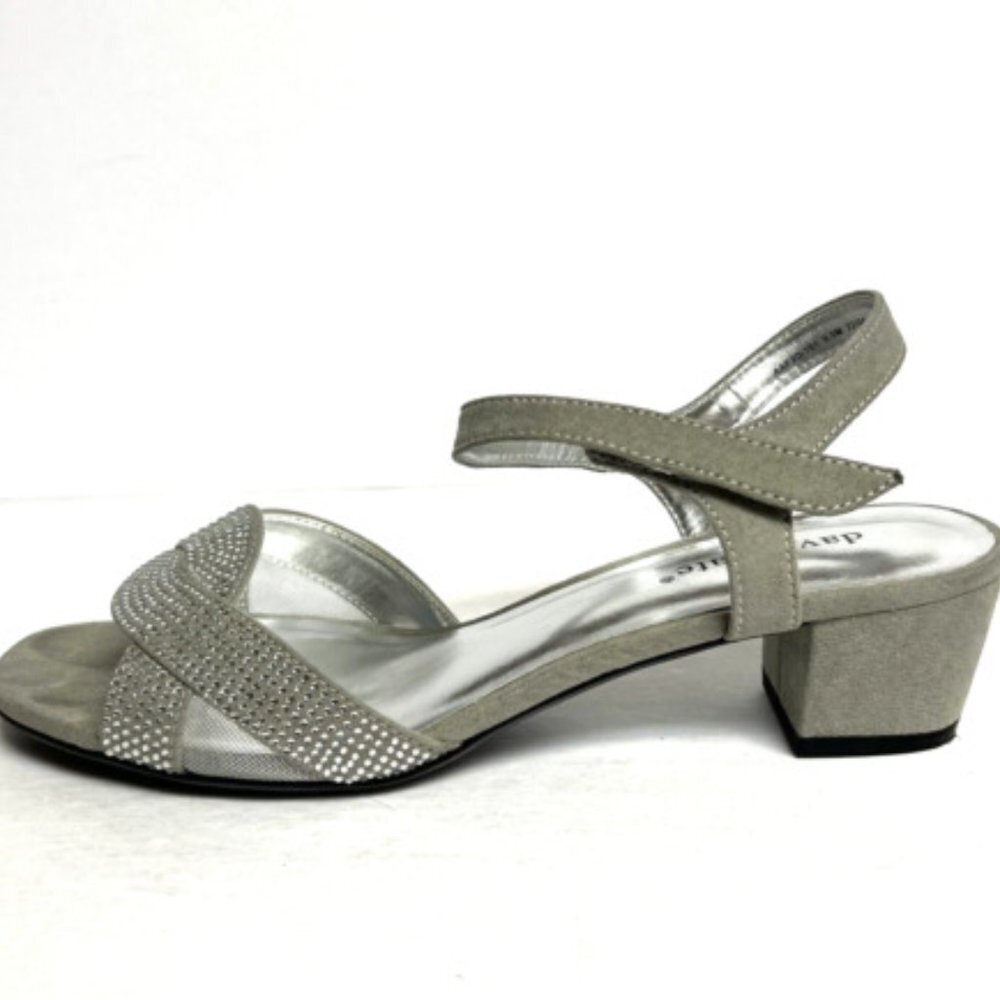 David Tate Womens Rain Sandal Silver Size 9.5 M